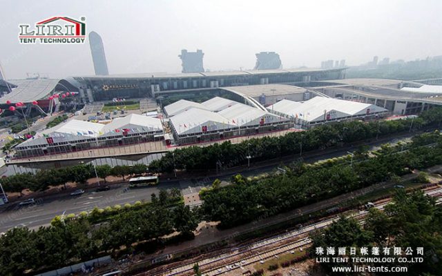 Tenda de exposição da Feira de Cantão