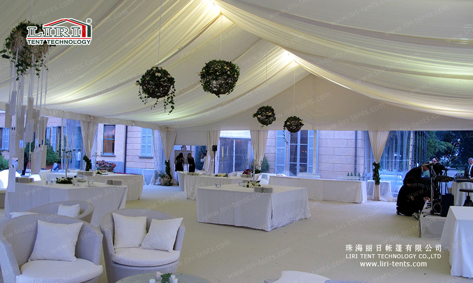 Party Tents With Lining Decoration