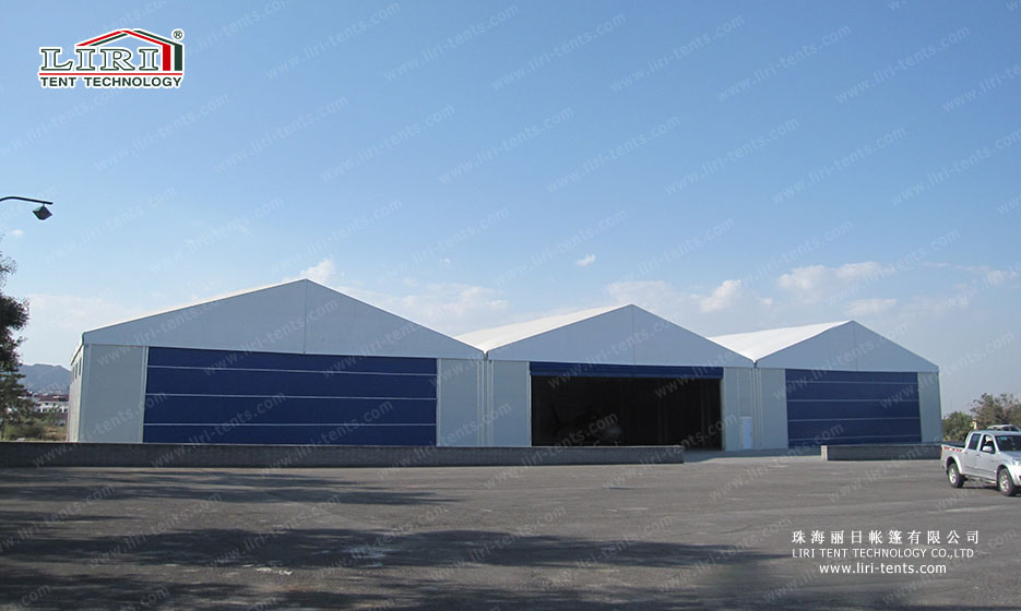 mobile tent with aluminum