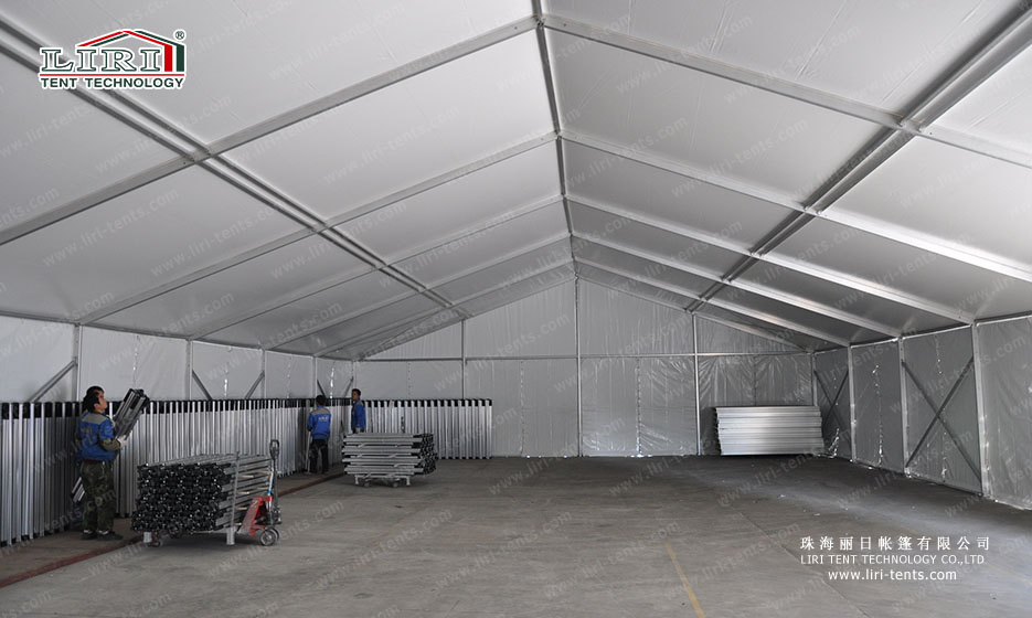 warehouse tent with aluminum