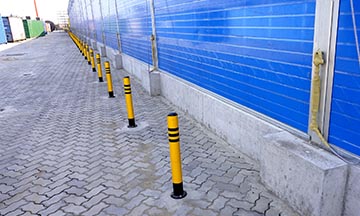 Coluna anticolisão para a tenda 1