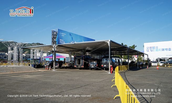 Tenda modular Cube – Montagem 1