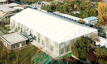 Cobertura insuflável em tecido para a tenda 2