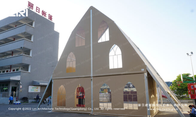 Grande tenda de letreiro para igreja, para uso ao ar livre
