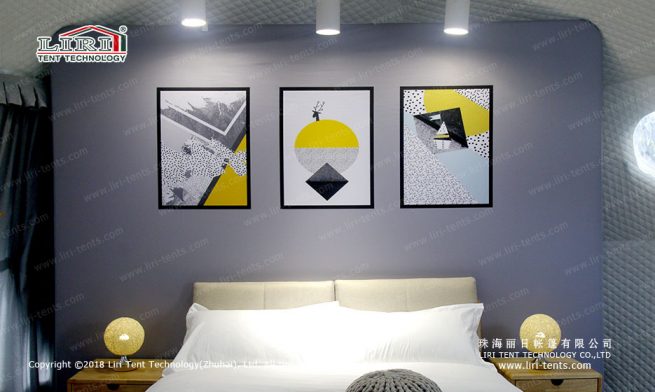 Hotel com Cúpula Geodésica Temporária 1