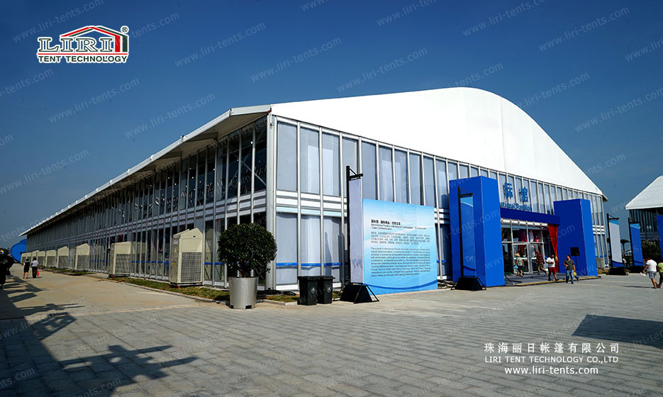 arcum double decker tent for exhibition