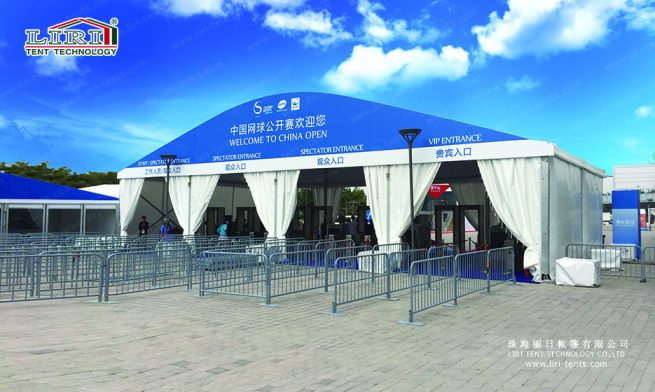 tenda em forma de cúpula para o China Open