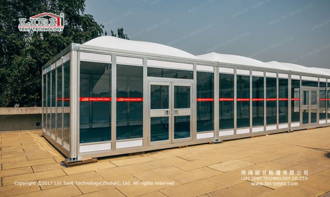 tenda modular em forma de cúpula