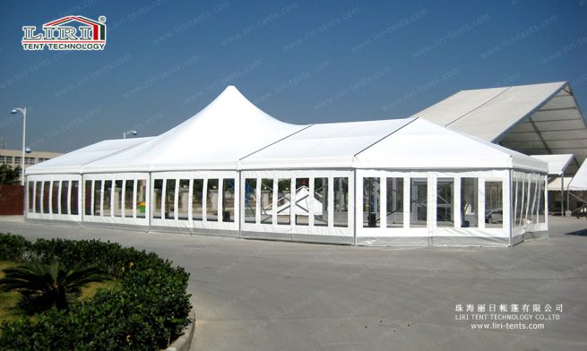 Tenda mista de pico alto 2