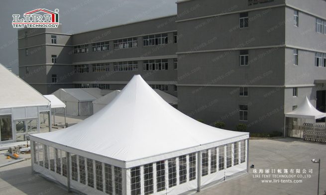 tenda tipo pagode de pico alto