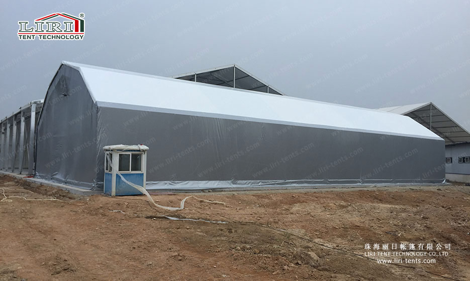 large industrial tent