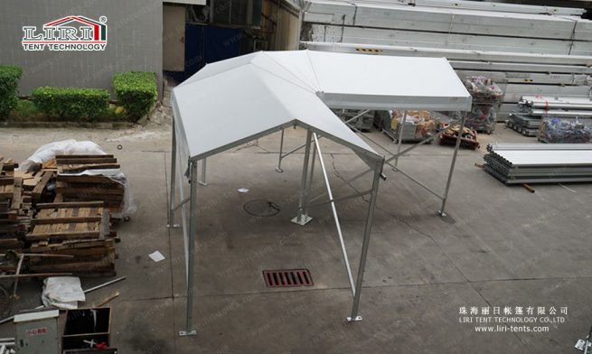 Tenda de canto para passarelas em forma de «A» mini
