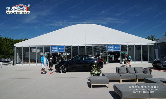 tenda para exterior com forma de cúpula