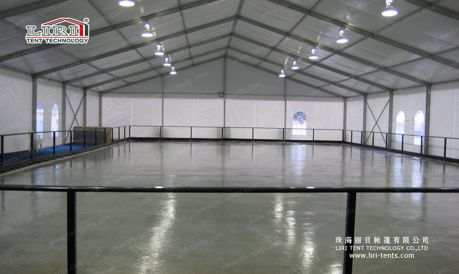 sports tent for outdoor skating rink
