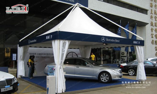 tenda para exposição de automóveis