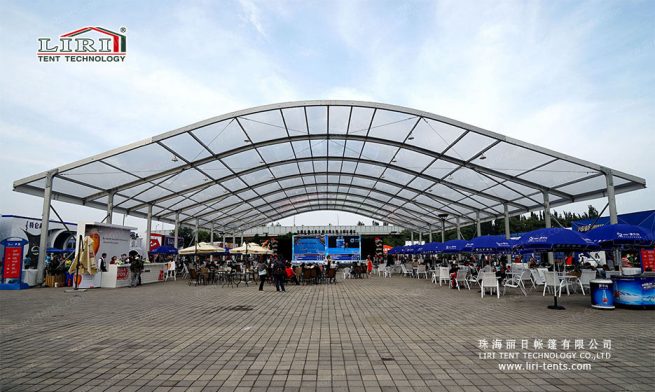 tenda «Arcum» transparente