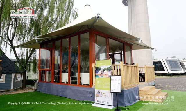 Tenda de safari de glamping
