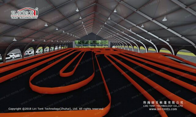 Local de corridas de karting de alta velocidade
