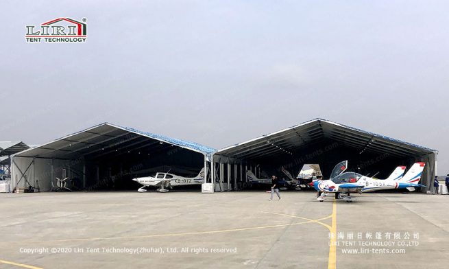 Tenda-hangar para helicópteros 1