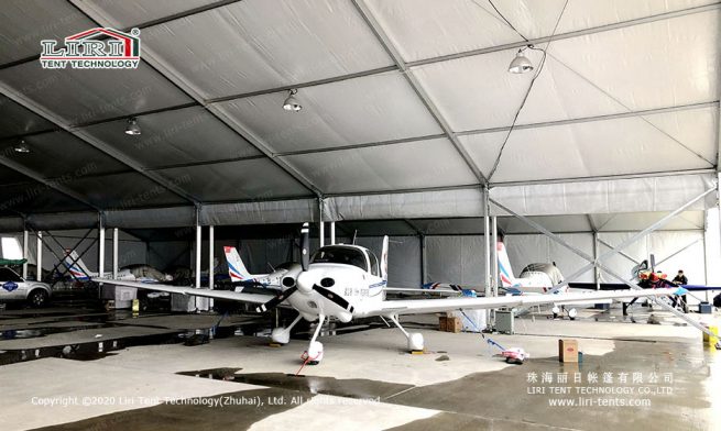 Tenda-hangar para helicópteros à venda 1