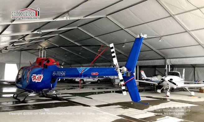 Tendas para hangares de helicópteros