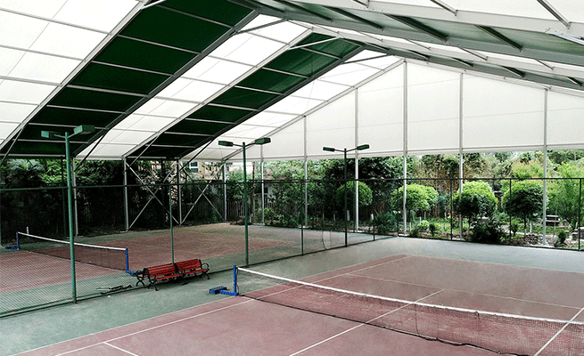 Temporary and Flexible Tennis Tent Hall Video