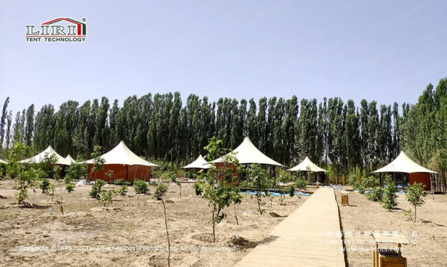 Tenda de safari de glamping 1