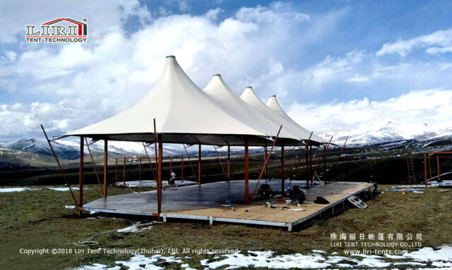 Tenda de luxo do Double Peak Hotel