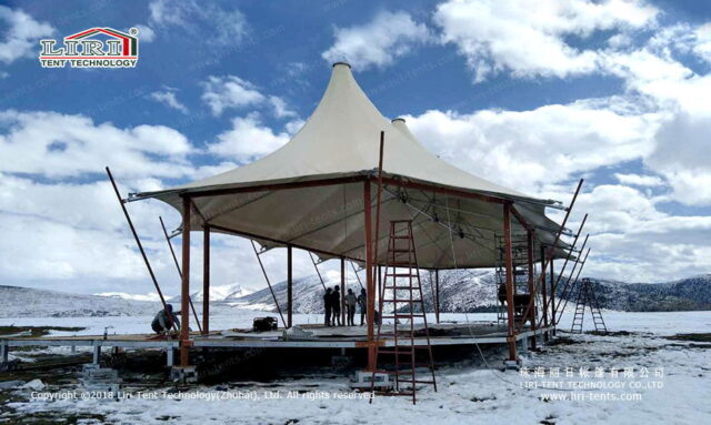 Tenda de campismo «Double Peak Hotel» para uso ao ar livre