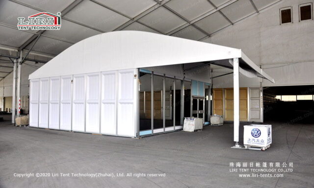 Tenda com varanda personalizada para o ar livre