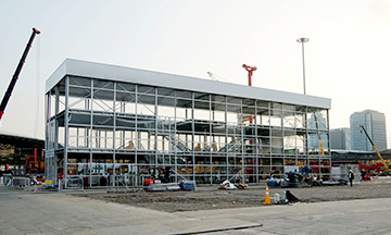 Tenda de três andares
