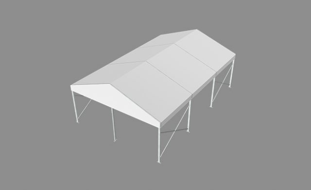 Vídeo com instruções para a montagem de uma tenda de festa