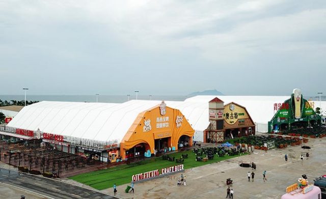 Vídeo da tenda do evento da Oktoberfest