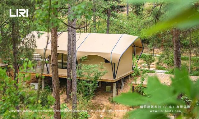 Tenda de glamping no Havaí 1