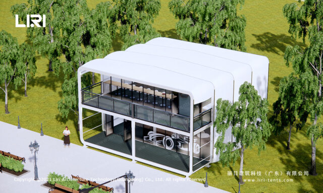 Projeto de caixa modular de dois andares – Modelo 1