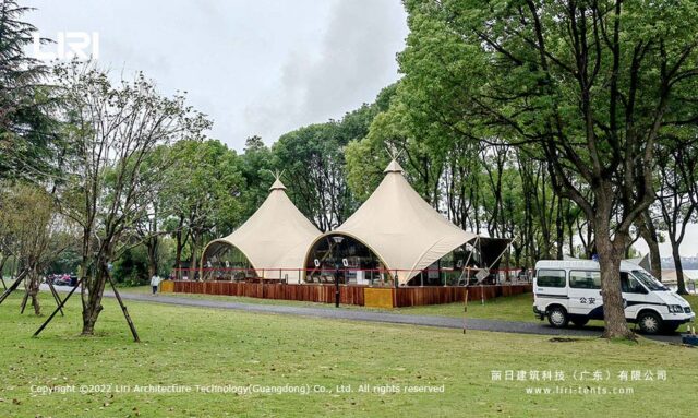 Tenda de glamping tipo teepee 1 1
