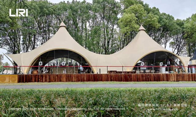 Tenda de glamping tipo teepee 2 1