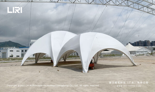 Aluguer de tendas tipo «Crossover Dome»