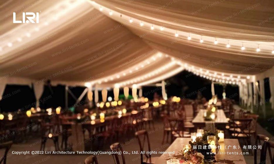 Outdoor Wedding Tent Decoration Ideas