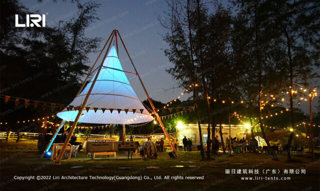 bamboo tipi