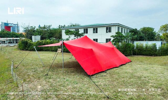 Tenda elástica comercial impermeável