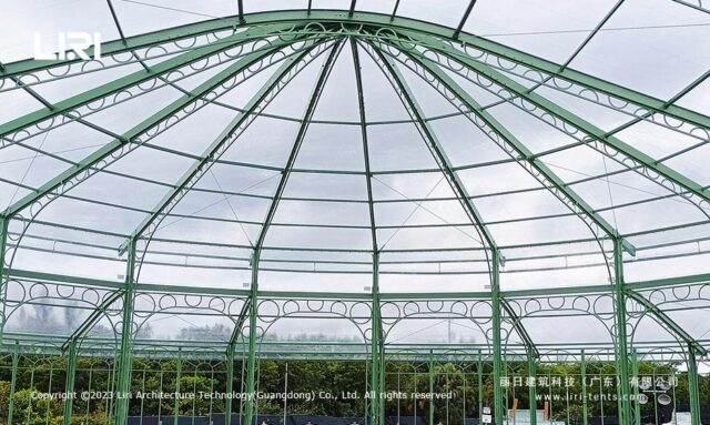 orangerie de luxo ao ar livre para jardim