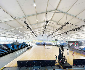 Large Clear Span Tent for Basketball Game
