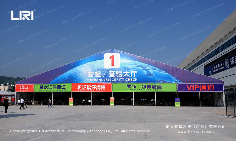 Temporary Security Check Structures for Airshow China