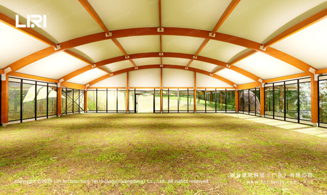 Tenda com estrutura de madeira (6)