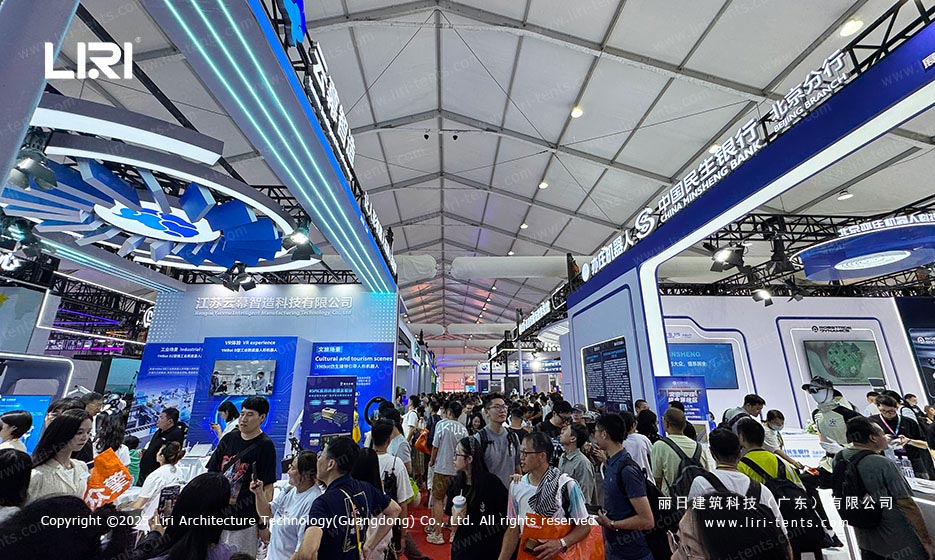 Exhibition Tent with modern design and air conditioning