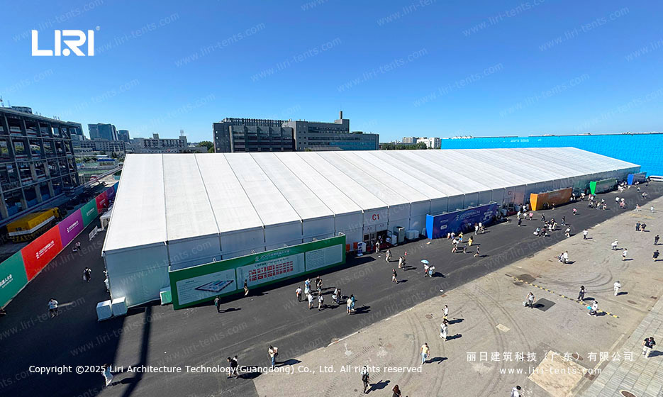 Modern Exhibition Tent for robotics exhibition