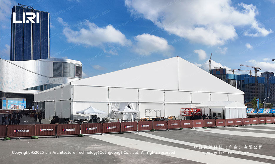 Liri Architecture Technology event tent at Shenzhen Hot Snow Miracle