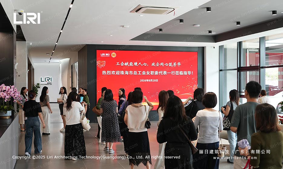 Delegação sindical de Zhuhai recebida na Liri Tent